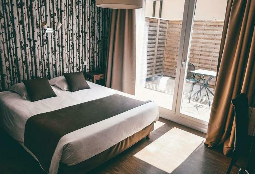 Номер Стандарт с Террасой, Logis  Hôtel De La Baie De Wissant