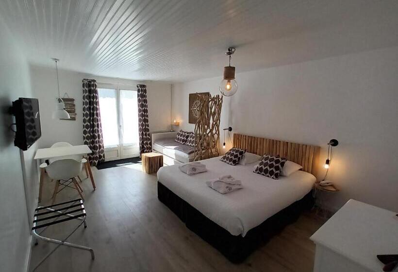 Люкс с Террасой, Hôtel Ancre Marine & Spa Thalgo