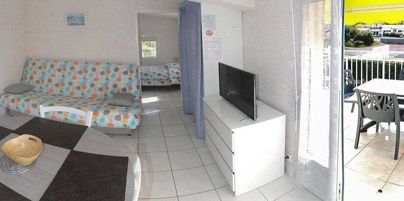 Апартаменты 1 Спальня, Hôtel Résidence Les Flots