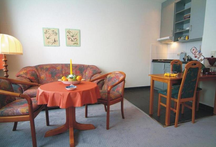 Апартаменты 1 Спальня, Aparthotel Am Kurpark