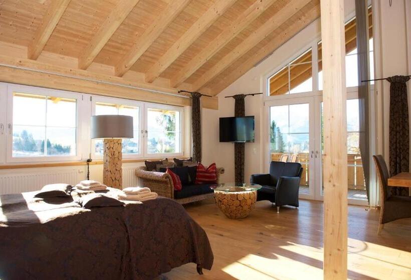 חדר דלוקס עם מיטת קינג, Landhaus Kossel