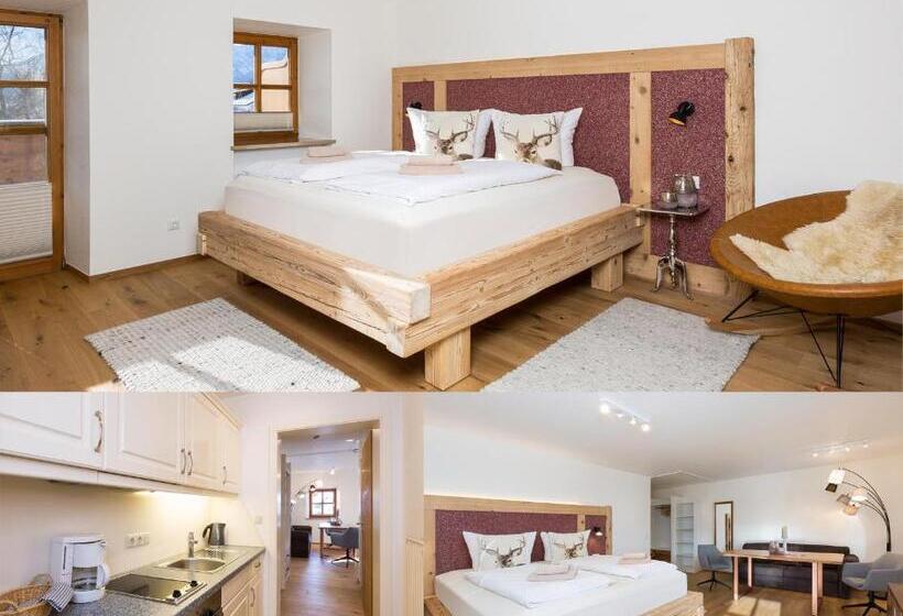 דירה בת חדר שינה 1 עם מרפסת, Landhaus Kossel