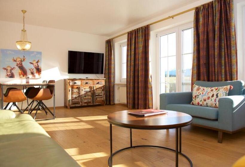 דירה בת חדר שינה 1 עם מרפסת, Landhaus Kossel