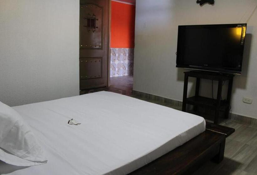 정원 전망 4인용 스탠다드 룸, Hostal Campestre Rancho Jr