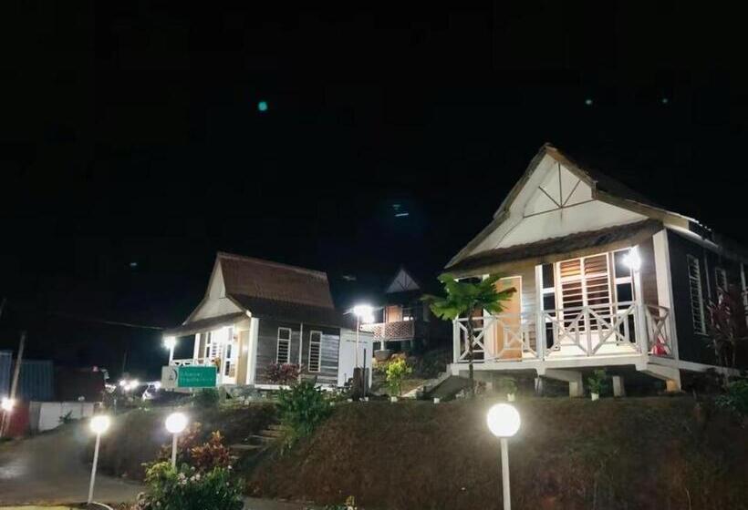 庭の見えるスタンダードトリプルルーム, Kurau Stone Chalet