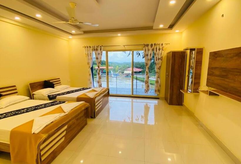 豪华湖景房, Dandeli Kingfisher Lake View Resort