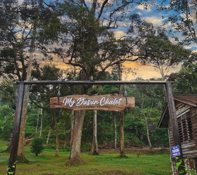 디럭스 트리플 룸, Mydusun Chalet, Taiping, Perak, Malaysia