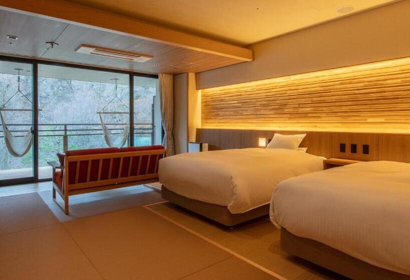 اتاق سوپریور, Sakunami Onsen Yuzukushi Salon Ichinobo