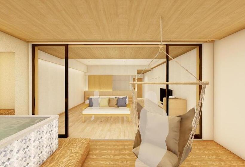 اتاق لوکس با تخت بزرگ, Sakunami Onsen Yuzukushi Salon Ichinobo
