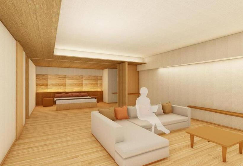 سوییت با چشم‌انداز کوه, Sakunami Onsen Yuzukushi Salon Ichinobo