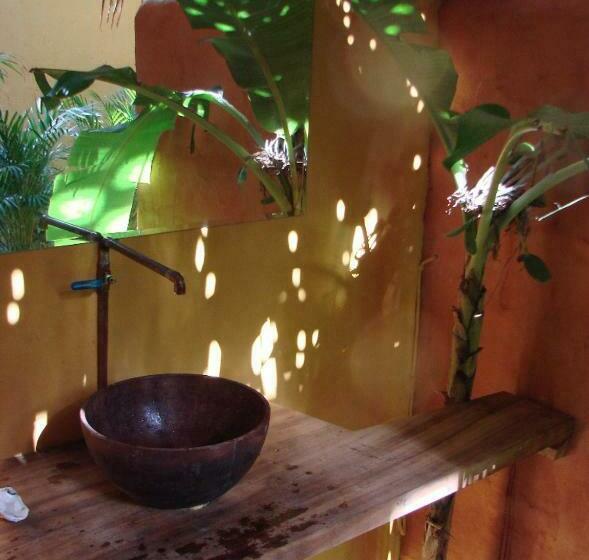 غرفة قياسية سرير بطابقين مزودة بحمام مشترك, Hostal San Pancho