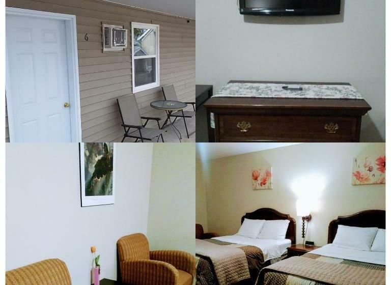 ２ダブルベッドのスタンダードルーム, Rothesay Motel