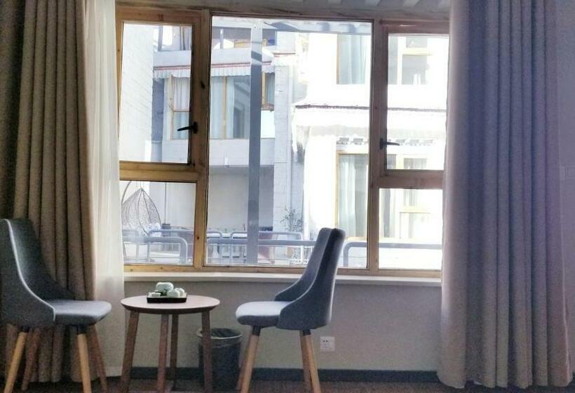 스탠다드 룸 더블 침대 2개, Fengma Feiyang Hostel