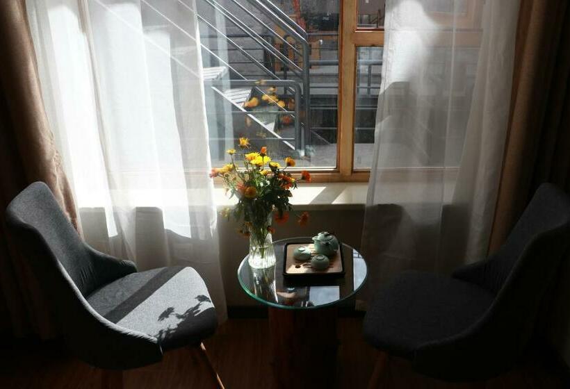 스탠다드 룸 더블 침대 2개, Fengma Feiyang Hostel