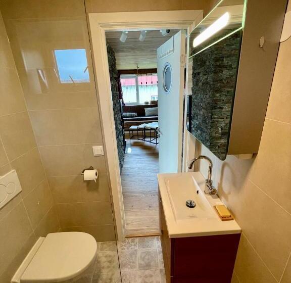 海景标准间带阳台, Ecolodge Båthuset 69nord