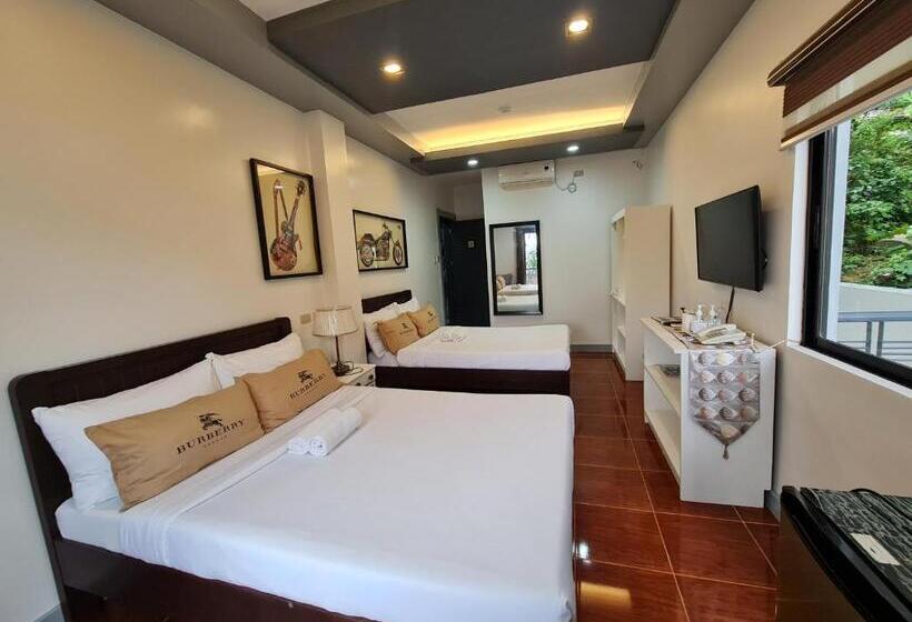Четырехместный Номер Стандарт Вид на Море, Bayview Country Inn El Nido