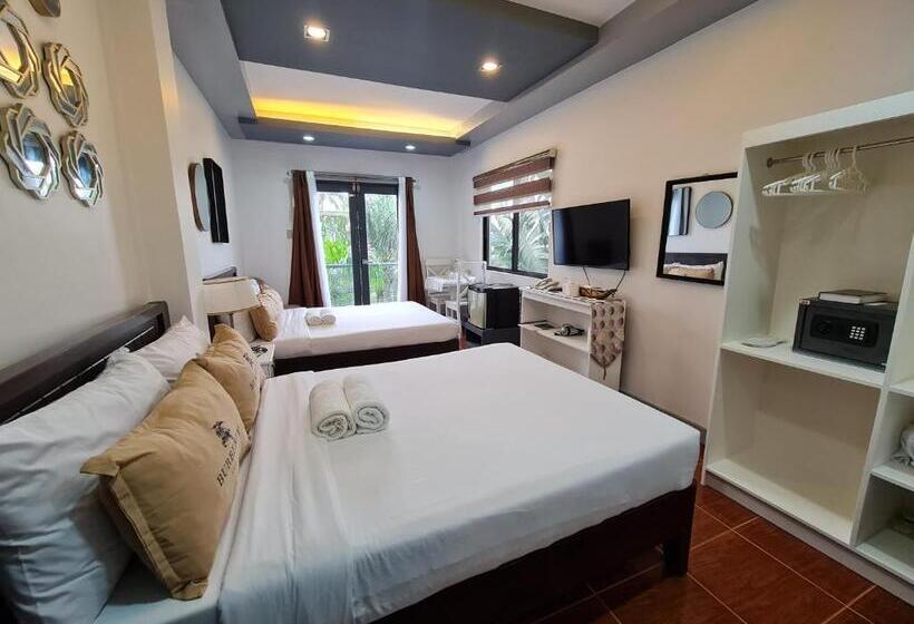 Четырехместный Номер Стандарт Вид на Море, Bayview Country Inn El Nido
