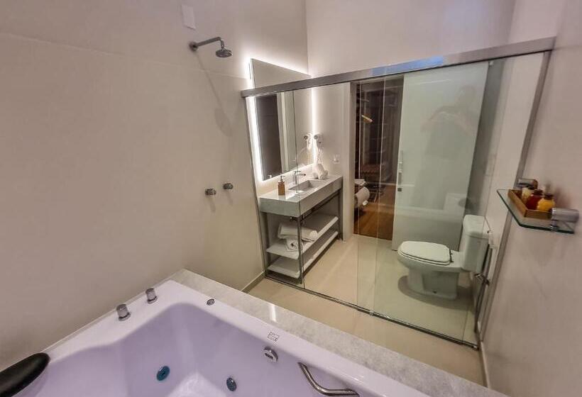 스위트 킹사이즈 침대, Mosteiro Hotel De Charme Próximo Ao Vale Dos Vinhedos
