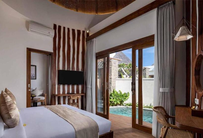 Вилла с 1 спальней и бассейном, The Prime Canggu Bali