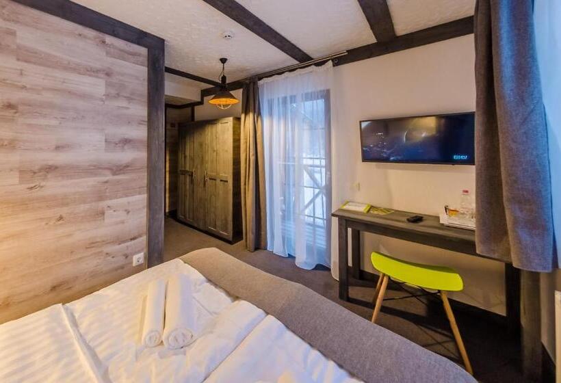 标准间带阳台, Chalet Crepdechine