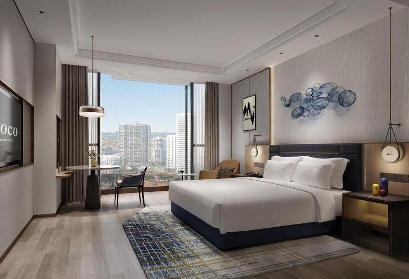 适合残疾人士使用的带超级大床的标准间, Voco Jincheng Danhe, An Ihg
