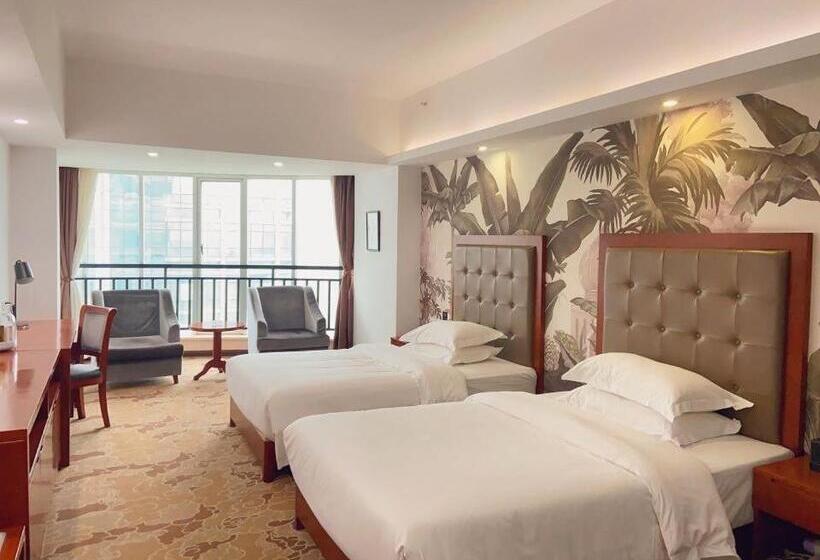 Номер Deluxe, Poltton International Apartment City Center Wanda Plaza Branch