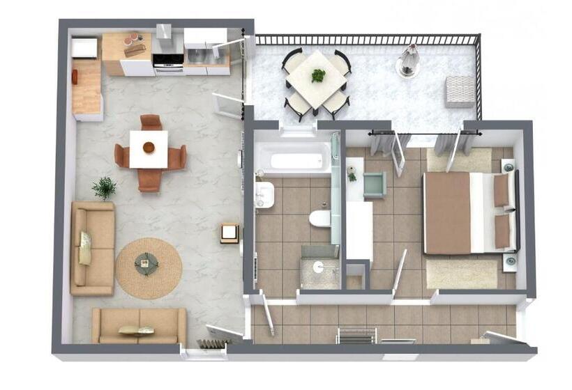 Апартаменты 1 Спальня Вид на Сад, Pension Memory   Ferienapartments & Zimmer In Der Rhön