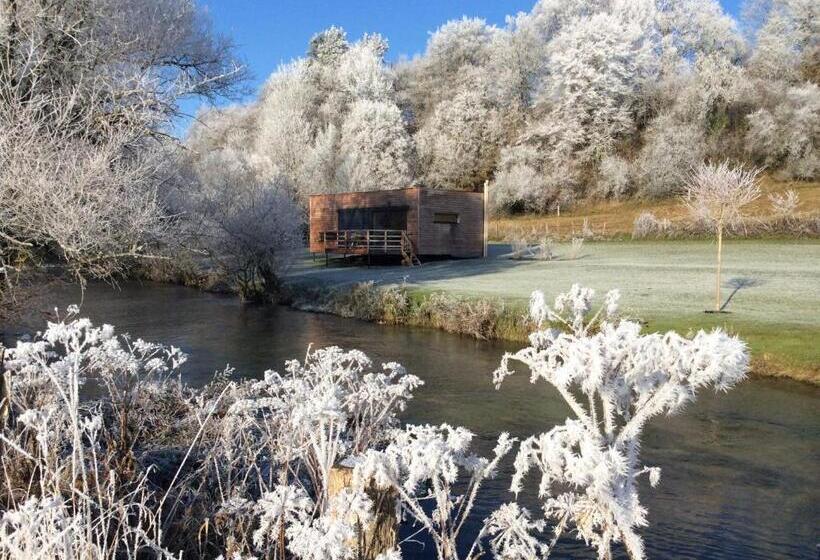 Дом 1 Спальня, La Cabane Du Pont De L Ignon Spa Hébergement Atypique Tout Confort En Bourgogne