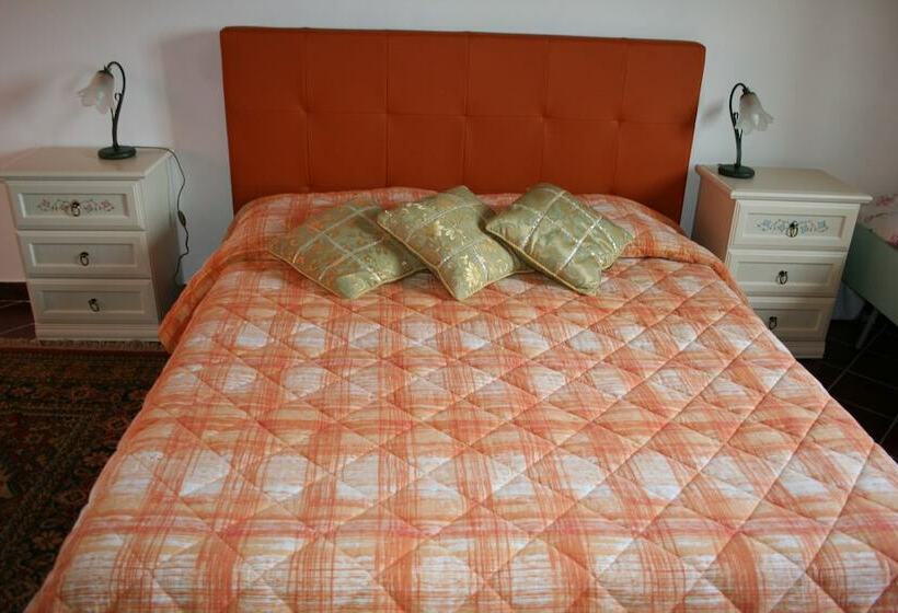 اتاق استاندارد سه تخته با چشم‌انداز استخر, B&b Baglio Degli Ulivi