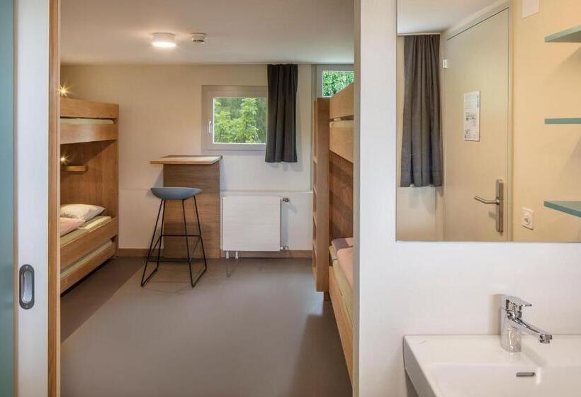 Номер Стандарт Четырехместный Совместный Санузел, Cransmontana Youth Hostel