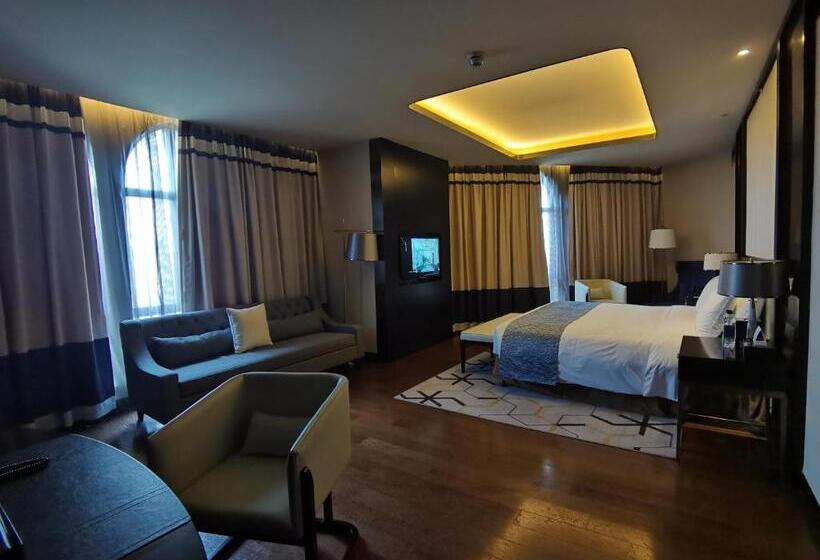 キングサイズベッドのデラックスルーム, Primus Hotel Wuhan Hannan