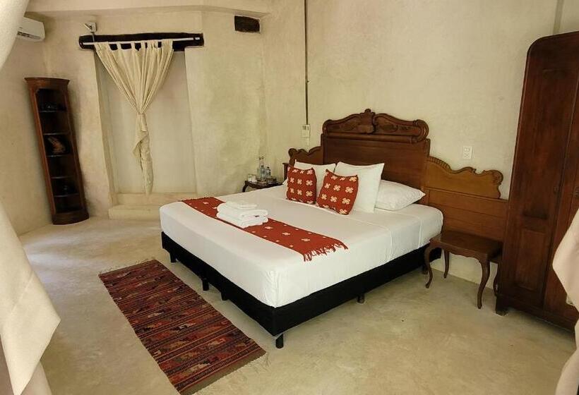 キングサイズベッド、ビュー付きデラックスルーム, Casa Ambar Hotel & Boutique   Located In The Heart Of Tulum Hotel Zone