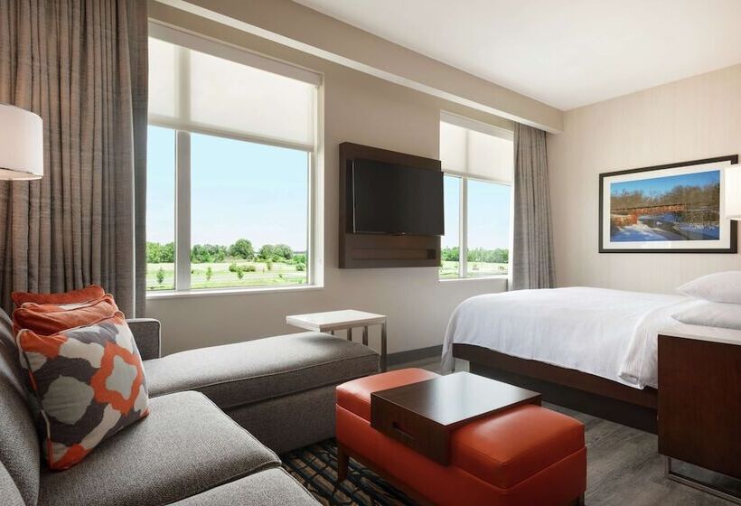 Студия Стандарт Двуспальная Кровать, Embassy Suites By Hilton Noblesville Indianapolis Convention Center