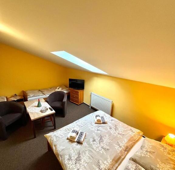 اتاق استاندارد چهار تخته, Villa Victoria Penzion