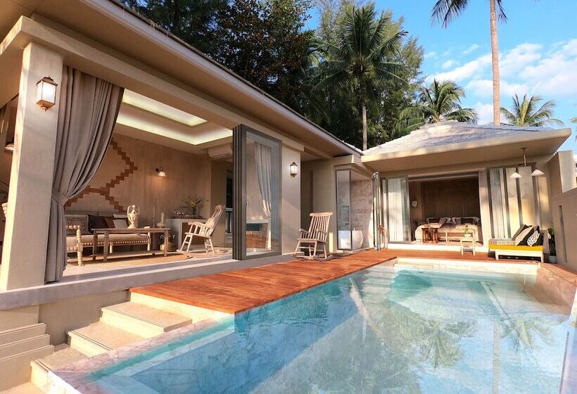 Вилла с 1 спальней и бассейном, Devasom Khao Lak Beach Resort & Villas