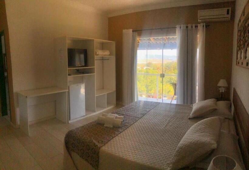 디럭스 룸 킹사이즈 침대, Penedo House Pousada