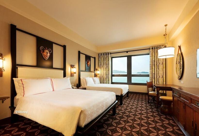 Standardzimmer mit Meerblick, Disney Explorers Lodge