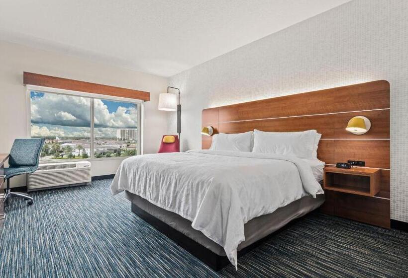 Номер Стандарт Кровать Кинг Адаптированный для Инвалидов, Holiday Inn Express & Suites Orlando  Lake Buena Vista, An Ihg