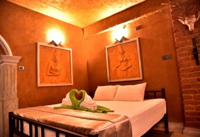 带花园景观和一个卧室的别墅, Akein Jungle Resort   Sigiriya