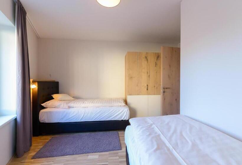 Апартаменты 2 Спальни с Балконом, Appartementhotel Sonnenhof