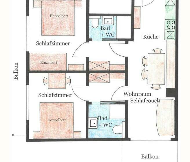 Апартаменты 2 Спальни, Appartment Ransburggut