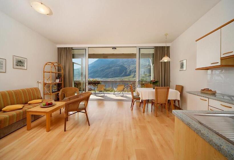 テラス付き１ベッドルームアパートメント, Residence Haus Kaltersee