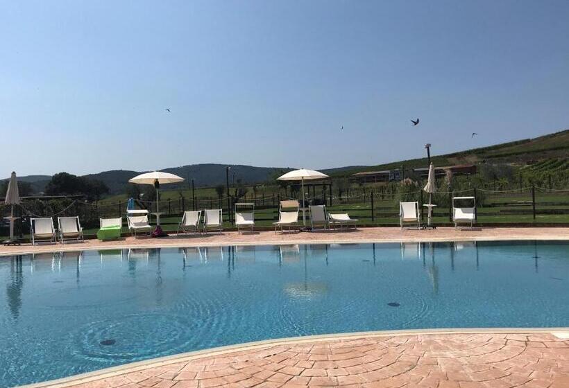 Апартаменты 1 Спальня Вид на Бассейн, Cascina Al Colle