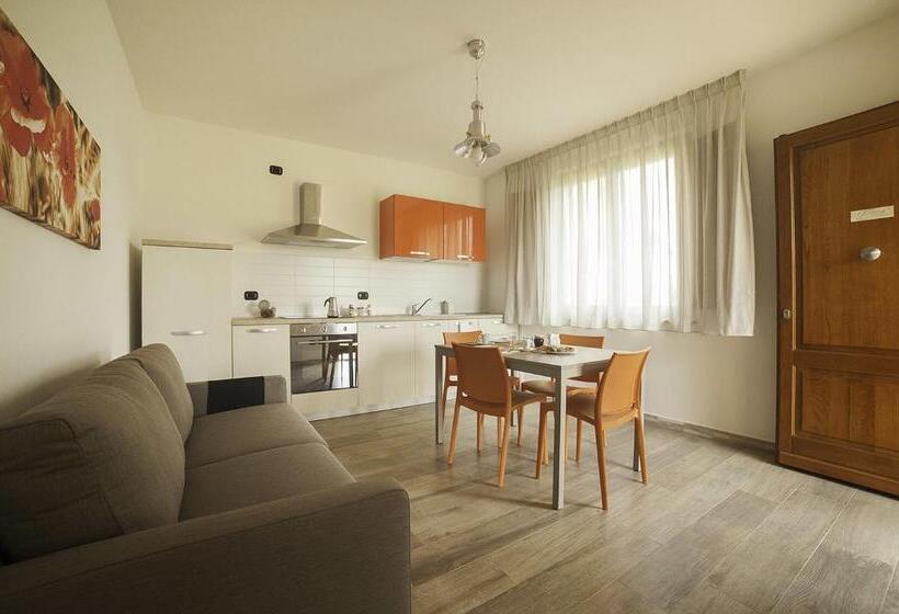 Апартаменты 1 Спальня Вид на Бассейн, Cascina Al Colle