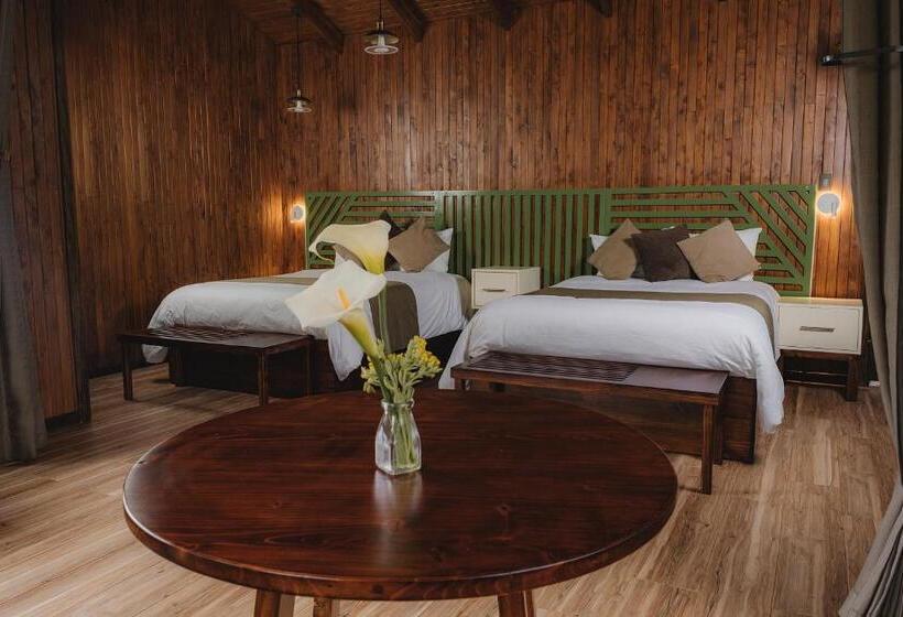 ２ダブルベッドのスタンダードルーム, Lauraceas Lodge