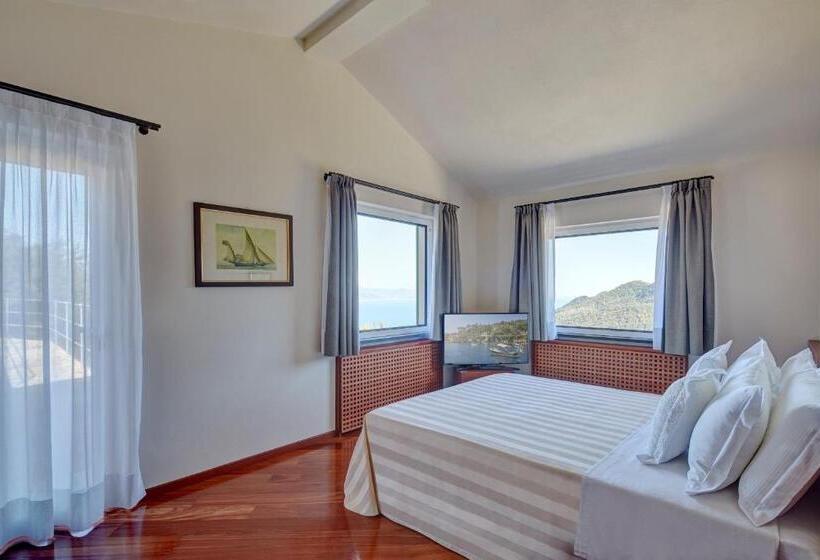 اتاق استاندارد با چشم‌انداز دریا, Il Leccio   Luxury Resort Portofino Monte