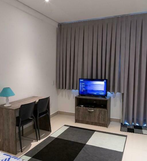 سوییت با چشم‌انداز باغ, K1 Residence Taquaral Com Garagem Incluída