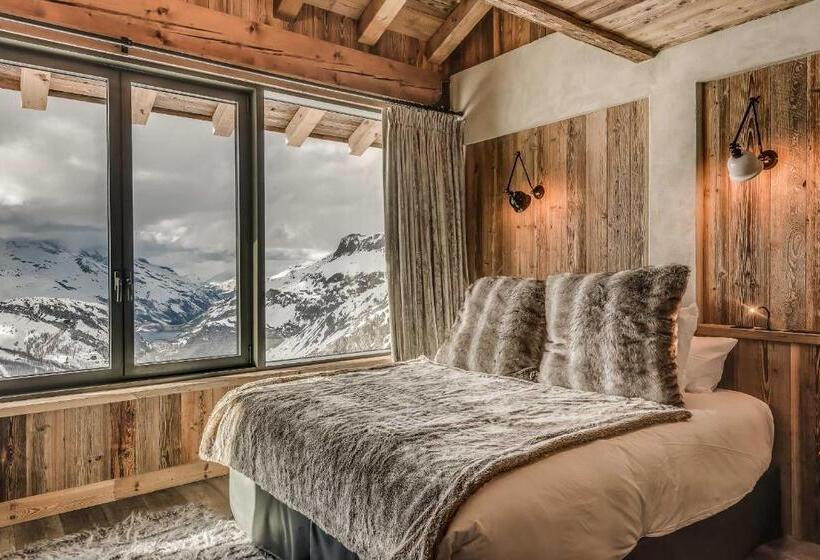 1 Bedroom Penthouse Apartment, Le Refuge De Solaise   2551 M Altitude