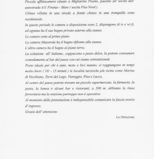 Номер Стандарт Индивидуальный, La Villetta D' Angolo
