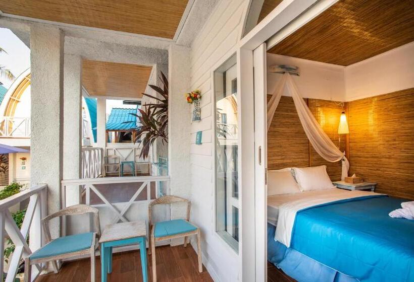 اتاق استاندارد با بالکن, Santorini Beach Resort